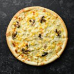 Golden corn pizza